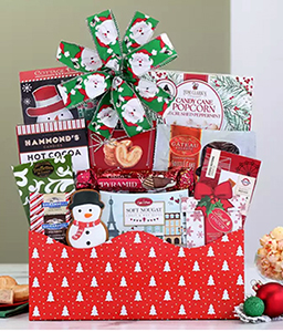 Christmas Greetings Gift Basket