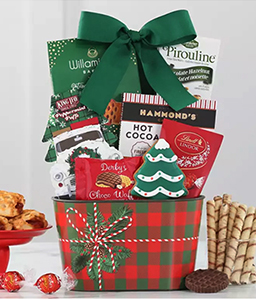 Nostalgic Christmas Sweets Assortment Gift Basket