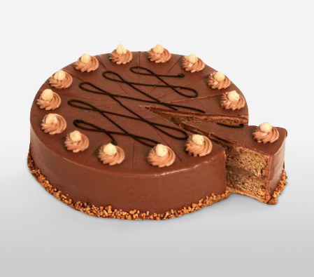 Chocolate With Fruit & Nut Cake - Just Baked Cake