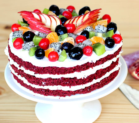 Buy Modern Fruit Fantasy Cake 300 g (Carton) Online at Best Prices in India  - JioMart.