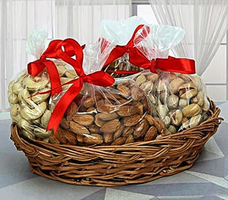 Mix Dry Fruits 2 Item Gift Box | Deluxe Dry Fruit Gift Box: Wholesome  Delights for Every Occasion