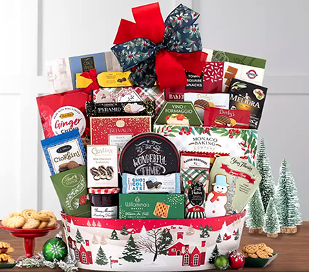 Festive Gourmet Gift Basket