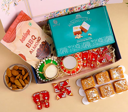 Festive Sweet And Decor Diwali Gift Box