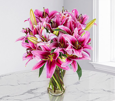 Stargazer Lilies Bouquet