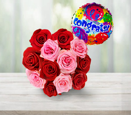 Kiss Balloon Bouquet - My Divine Decors Flower Boutique - Flower  Arrangements